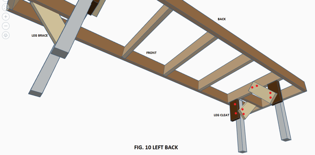 MODEL RAILROAD BENCHWORK 3D RENDERING