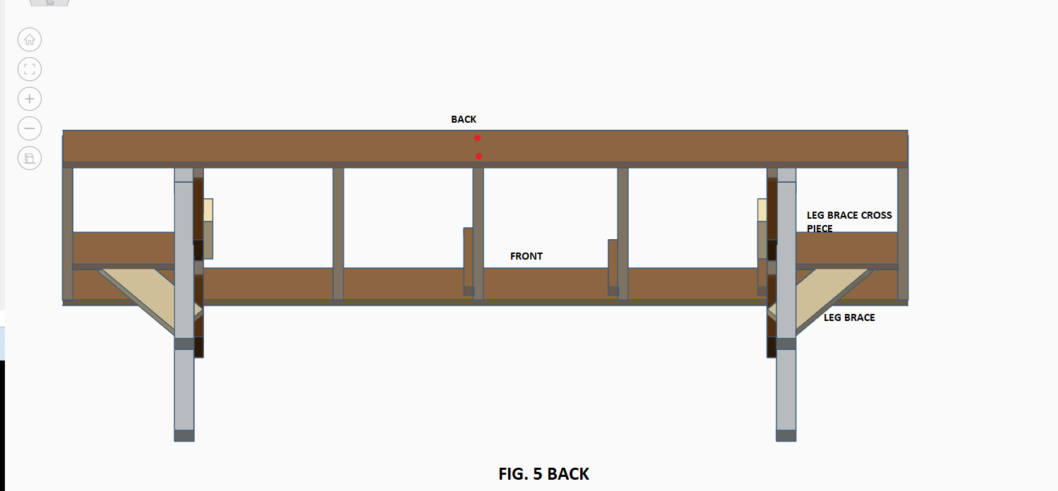 MODEL RAILROAD BENCHWORK 3D RENDERING