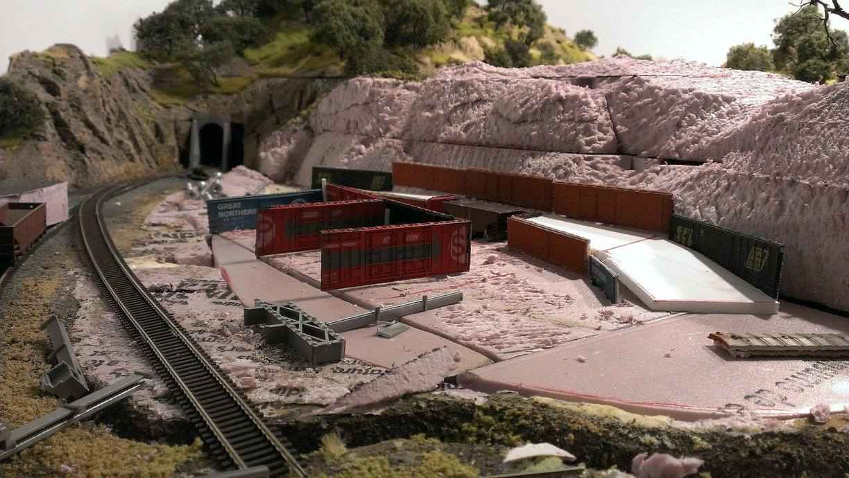 HOW TO BUILD REALSITIC MODEL RAILROAD MOUNTAINS USING FOAM BOARD
