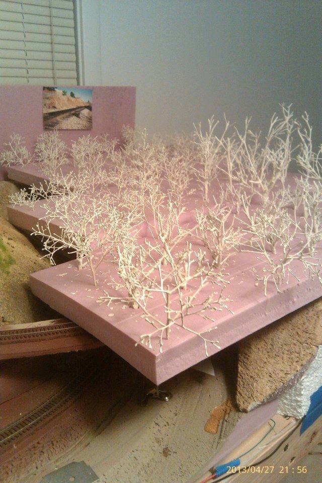 REALSITIC MODEL RAILROAD TREE ARMATURES MADE FROM NATURAL MATERIALS YOU CAN FIND